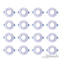 قاب هالوژن متحرک پارس مدل ABS بسته 16 عددی