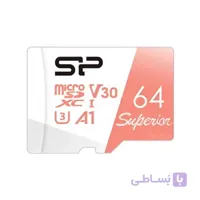 کارت حافظه‌ Micro SD سیلیکون پاور Superior کلاس 10 استاندارد U3 ظرفیت 64 گیگابایت