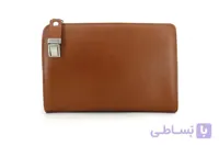 کیف دستی و دوشی اسپرت چرم طبیعی قهوه‌ای