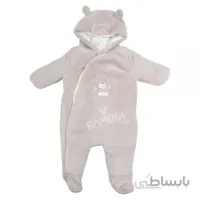 سرهمی مخملی نوزاد طرح خرس کرم مادرکر Mothercare