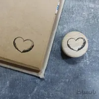 مهر طرح قلب ولنتاین
