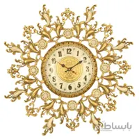 ساعت دیواری برنزی طرح گل بهار نقلی صفحه ۲۳ کد ۳۱۲