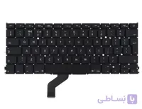 کیبورد لپ تاپ اپل MacBook Pro A1425 مشکی اینتر بزرگ