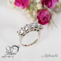 انگشتر نقره زنانه حلقه نگین دار