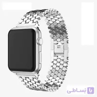 بند اپل واچ متالیک لونه زنبوری