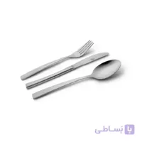 قاشق و چنگال غذا خوری ناب استیل مدل فلورانس