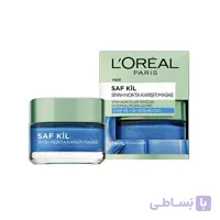 ماسک خاک رس لورال، ضد جوش سرسیاه و پاک کننده منافذ، حجم 50میل