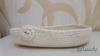 سبد بیضی کرمی کوچک