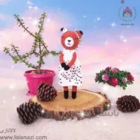عروسک بافتنی روباه ناز ( کد 60164 )