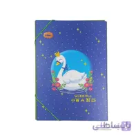 کلاسور کشدار کلیپس طرح قو