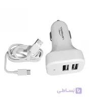 شارژر فندکی LAPRAMOL مدل LP-R7 به همراه کابل تایپ سی