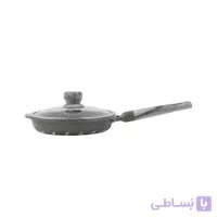 تابه تک دسته گرانیتی لایف اسمایل مدل FLCM4F سایز 24 ا Life Smile FLCM4F 24 Non stick Frying Pan
