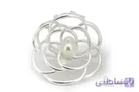 کلیپس فلزی روکش دار نقره‌ای
