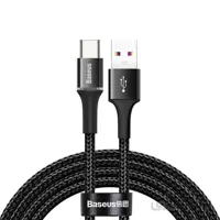 کابل شارژ و انتقال داده تایپ سی بیسوس Baseus Halo Type-C Cable 2m