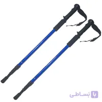 عصای کوهنوردی مدل آنتی شوک کاور دار مجموعه دو عددی