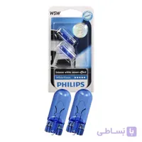 لامپ چراغ های کوچک خودرو با پایه W5W مدل ۱۲۹۶۱ ( یک جفت) – فیلیپس