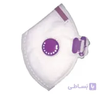 ماسک تنفسی سوپاپ دار ترمه FFP2 مدل 2601 ( بسته 20 عددی )