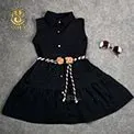 شومیز کتان بزرگ مشکی 373