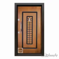 درب ضد سرقت سینوس روکش راش - 105*210 / راست بازشو