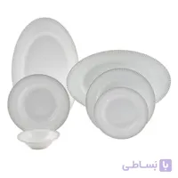 سرویس چینی زرین 28 پارچه /ایتالیا مون بلان درجه عالی