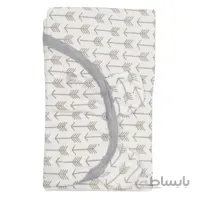 قنداق چسبی نوزاد طرح کمان طوسی بیبی فورلایف BABY4LIFE