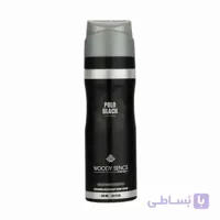 اسپری خوشبو کننده بدن مردانه وودی سنس مدل Polo black حجم ۲۰۰ میلی لیتر