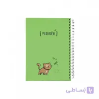 دفتر وزیری جلد سخت سیمی تک خط ۶۰ برگ پاپکو