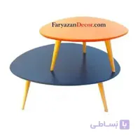میزجلو مبلی فریازان دکور مدل مثلثی
