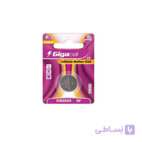 باتری سکه‌ ای لیتیومی گیگاسل مدل CR2025 بسته 1 عددی