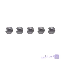 سرب ماهیگیری مدل چاک دار 1.25 گرمی بسته 5 عددی