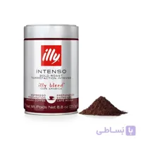 قهوه ایلی دارک مدل فنجان 250 گرم ا Illy Intenso Bold roast 100% Arabica 250 gr