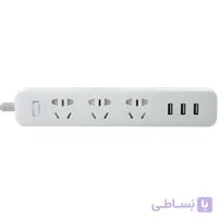 سه راهی و شارژر شیائومی مدل XMCXB01QM _ Power Strip 3 ا Xiaomi XMCXB01QM Power Strip 3 Sockets and 3 USB Ports