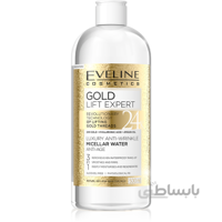 میسلار واتر ابرسان و جوان کننده پوست او لاین Eveline Gold Lift Expert Micellar Water