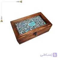 جعبه چوبی هدیه (15*25) کد B03