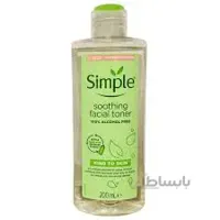 تونر سیمپل مدل kind to skin حجم 200 میلی لیتر