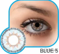 لنز رنگی گلامور سری ابی blue 05