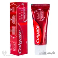 خمیر دندان سفید کننده کلگیت مدل Optic White : حجم 75 میلی لیتر