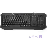 کیبورد تسکو مدل TK 8026 با حروف فارسی ا TSCO TK 8026 Keyboard With Perisan Letters