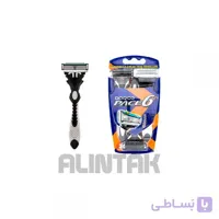 خودتراش مردانه دورکو 6 تیغ Dorco (ژیلت 6 دورکو) تیغ دورکو بسته ۳ عددی