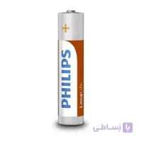 باتری نیم قلمی Zinc برند فیلیپس مدل R03L10S/97 سری Long Life