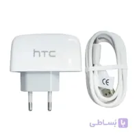 شارژر اورجینال اچ تی سی مدل TCP450-EU به همراه کابل