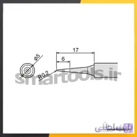 نوک هویه گات مدل GOOT PX-60RT-SB