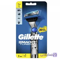 دستگاه ژیلت مچ تری توربو با یک یدک اضافی mach3 turbo 3D gillette