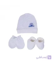 ست کلاه پاپوش و دستکش بیبی فورلایف BABY4LIFE