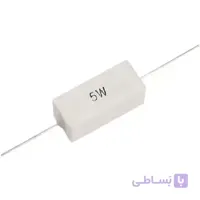 مقاومت 18 اهم 5 وات آجری