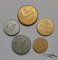 ست کامل سکه های دول آفریقای غربی