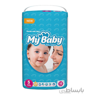 پوشک بچه My Baby سایز 5، 10 عددی