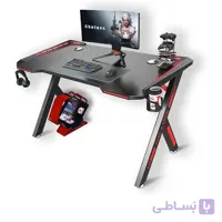 میز گیمینگ Chulovs Gaming Desk with LED RGB Lights 120cm