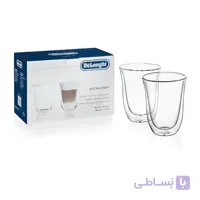 فنجان دوجداره دلونگی لاته ماکیاتو بسته 2 عددی