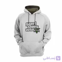 هودی سفید طرح بازی جی تی ای وی GTA V